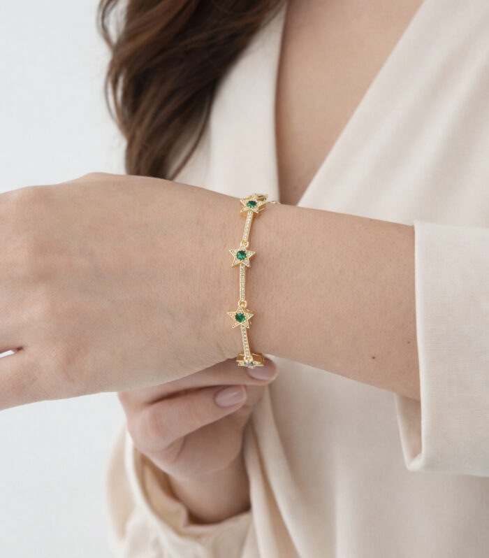 Green Star Bracelet